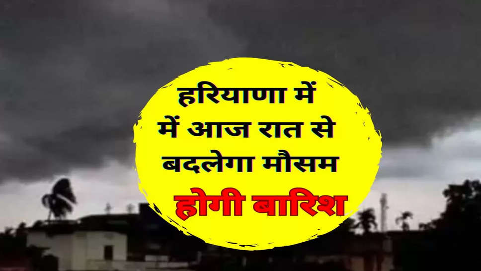 Weather will change in Haryana state 