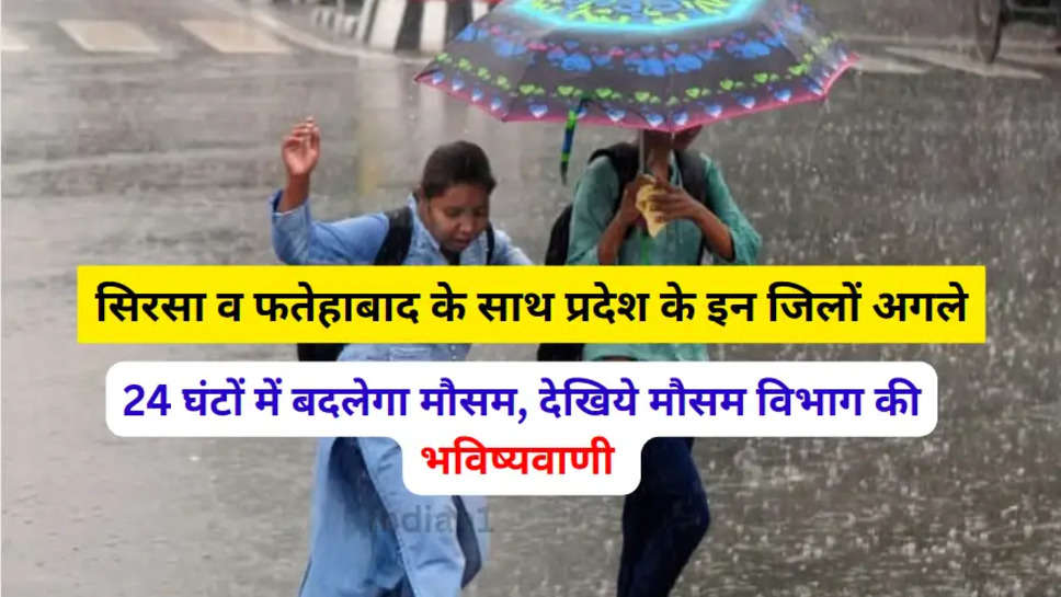 haryana weather update 