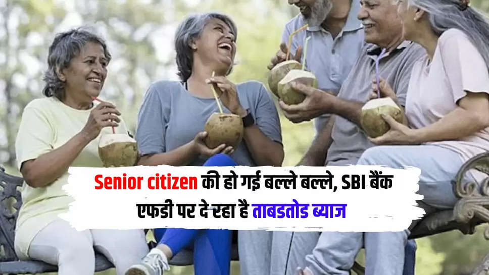  Senior citizen की हो गई बल्ले बल्ले, SBI बैंक एफडी पर दे रहा है ताबडतोड ब्याज