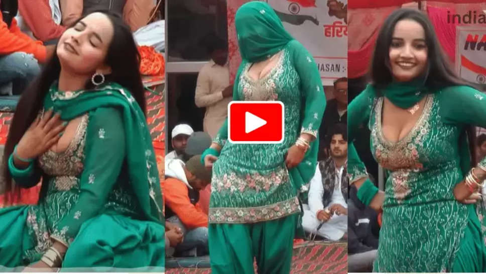 Sunita Baby did a waist-breaking dance on a Hindi song