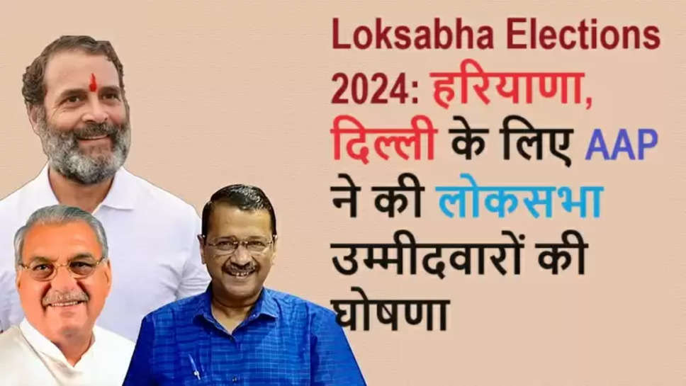 AAP , CONGRESS, LOKSABHA ELECTIONS, LOKSABHA ELECTIONS 2024, CANDIDATES LIST,