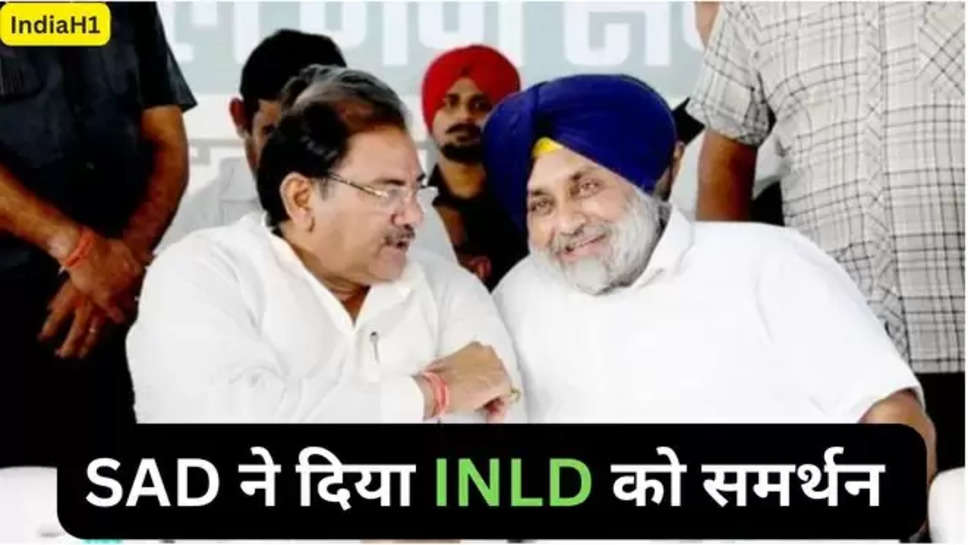 haryana , haryana news , shiromani akali dal , SAD haryana , INLD SAD , इनैलो, haryana breaking news , lok sabha elections 2024 , abhay singh chautala , sukhbir singh badal , haryana Politics , election News , hindi News , 