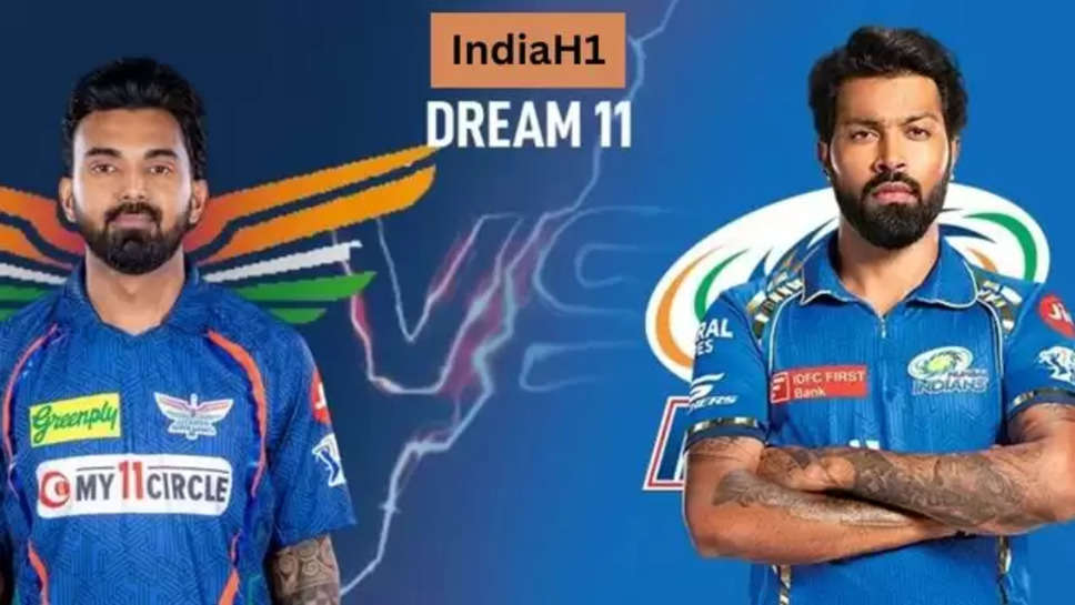 Lucknow Super Giants Vs Mumbai Indians,Lucknow Super Giants Vs Mumbai Indians Dream11 Tips and Prediction, LSG vs MI,Lucknow Super Giants Vs Mumbai Indians Dream11 IPL 2024,LSG vs MI Dream 11,Indian Premier League, Rohit Sharma, Hardik Pandya, KL Rahul,Lucknow Super Giants vs Mumbai Indians, Lucknow Super Giants Vs Mumbai Indians Dream11 Tips and Prediction, LSG vs MI, Lucknow Super Giants Vs Mumbai Indians Dream11 IPL 2024, lsg vs mi dream 11, Indian Premier League, Rohit Sharma, Hardik Pandya, KL Rahul , ipl 2024 , ipl news , fantasy 11 Team , हिंदी न्यूज़ ,cricket , sports , ipl news , breaking news , ipl todays match , live scorecard , live streaming ,  