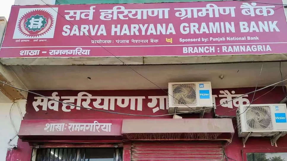 Kisan Credit Card sarva haryana gramin bank