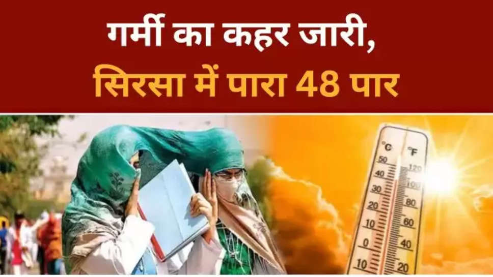 haryana , chandigarh , sirsa ,hisar , weather ,forecast ,heat wave ,rain ,haryana weather ,haryana weather today ,haryana weather Update , haryana weather News ,haryana weather forecast ,haryana news ,हरियाणा में मौसम का हाल ,आज हरियाणा में मौसम कैसा रहेगा ,क्या आज बारिश होगी, rain In Haryana ,heat wave alert in haryana , srisa News , sirsa weather update , today haryana weather ,weather News today ,मौसम विभाग, मौसम खबर, हिंदी न्यूज़, 