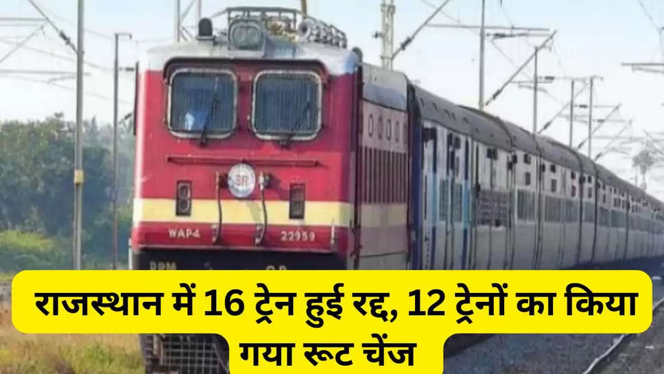 Rajasthan rail news: