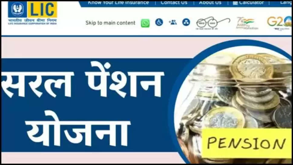 LIC Saral Pension Plan, LIC Invest, One time Investment, Pension, LIC Scheme ,Investment Scheme ,LIC, LIC Policy Plan, LIC Scheme, LIC Best Scheme, LIC Saral Pension Plan, LIC Saral Pension Plan Benefits, Government Scheme, Post Office Scheme, Pension scheme, Pension Yojana, सरकारी योजना, एलआईसी, एलआईसी योजना, एलआईसी स्‍कीम, एलआईसी पेंशन प्‍लान, एलआईसी पेंशन स्‍कीम, एलआईसी सरल पेंशन प्‍लान, पेंशन योजना ,LIC Investment Plan ,हिंदी न्यूज़,