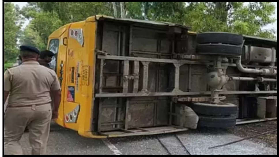 haryana News ,haryana latest news ,haryana brreaking News ,karnal ,karnal News ,haryana school bus accident ,school bus accident today ,स्कूल बस हादसा,हरियाणा,हरियाणा खबर,हिंदी न्यूज़,karnal school bus accident ,