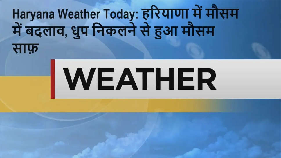 haryana weather today